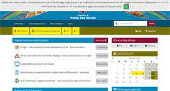 Desktop Screenshot of comune.pontesannicolo.pd.it